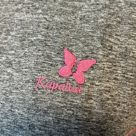 Cutter& Buck Drytec Moisture Wicking Heathered Jessa 3/4 Zip Pullover Pink Sz XL - Picture 5 of 6